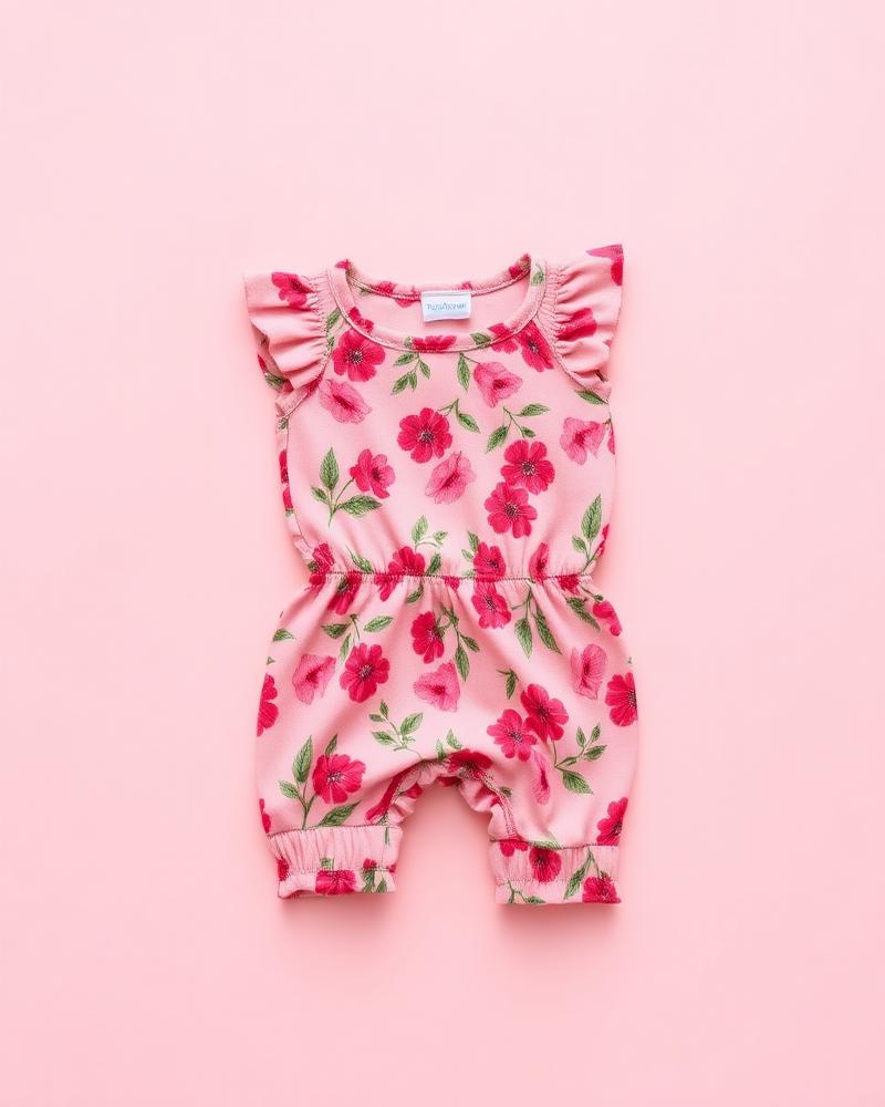 Peony Floral Romper